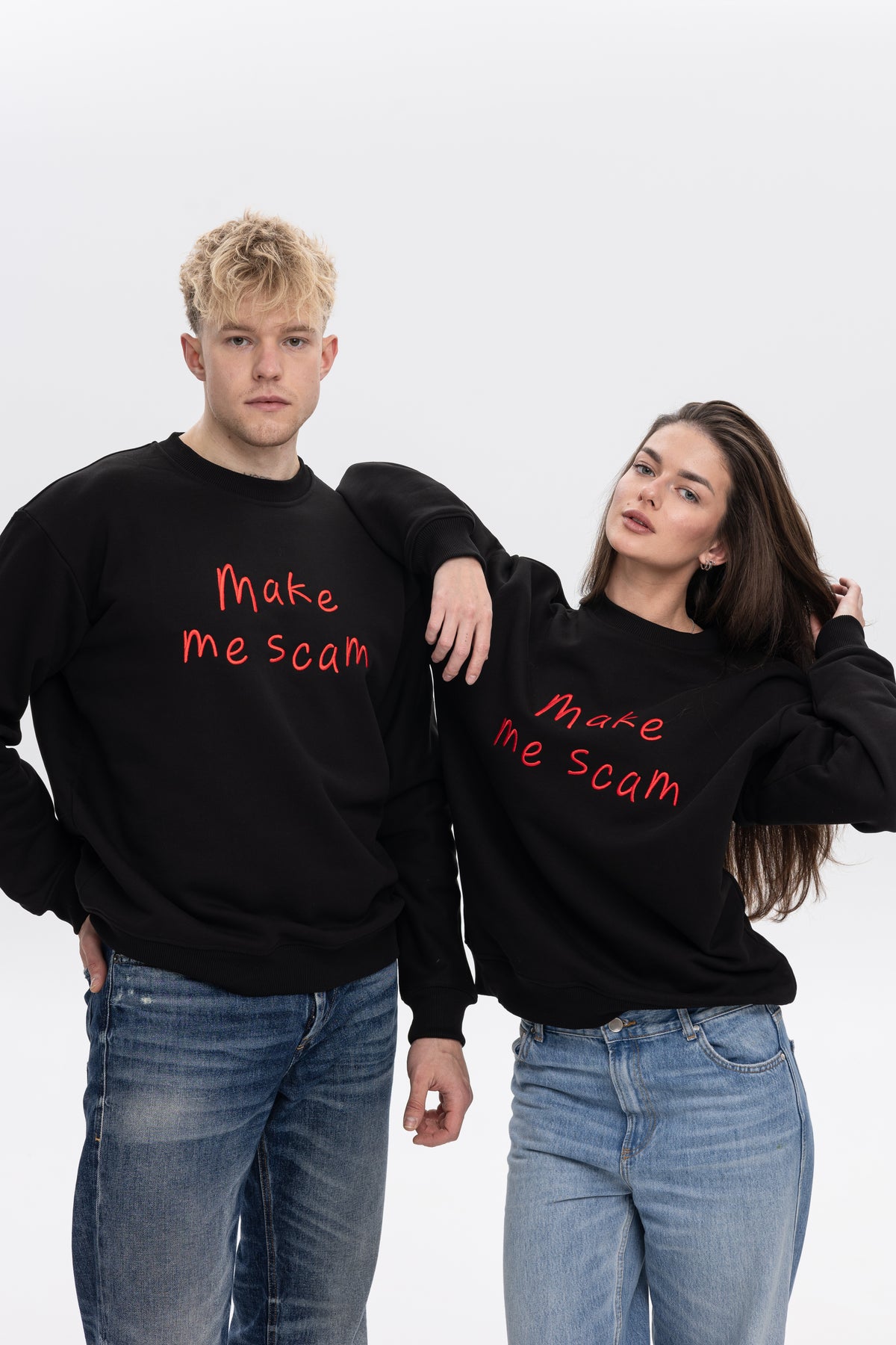 Світшот "MAKE ME SCAM"